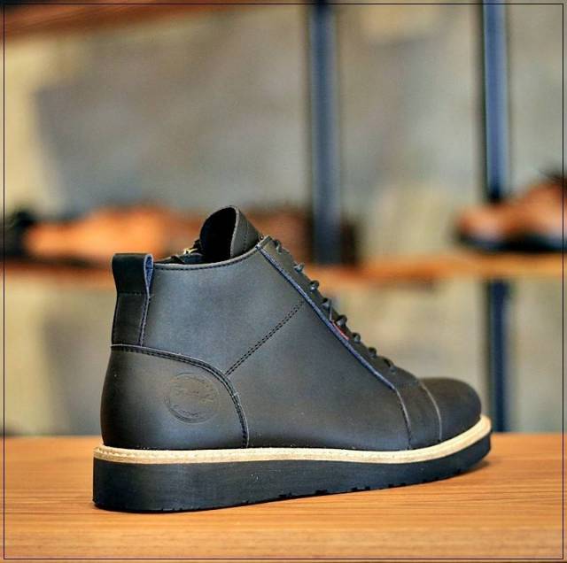 BALDEV BLACK SERIES - BRADLEY'SFOOTWEARORIGINAL - Sepatu Boots Klasik Zipper Vintage Chuka Biker