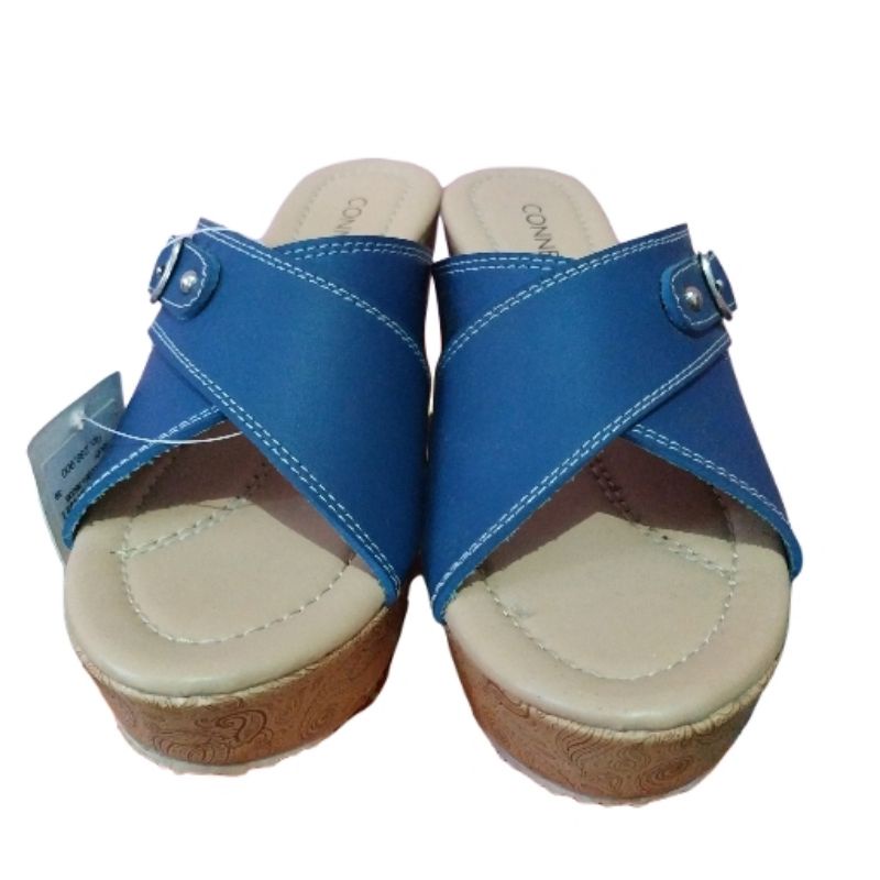 Sandal Wedges wanita Connexion