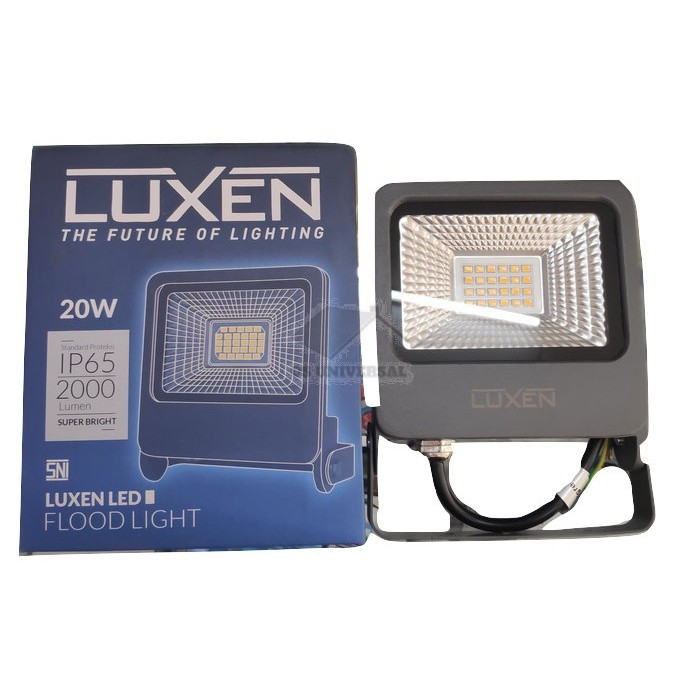 LUXEN Lampu LED SOROT TEMBAK OUTDOOR 20W 20WATT 20 WATT 20 W