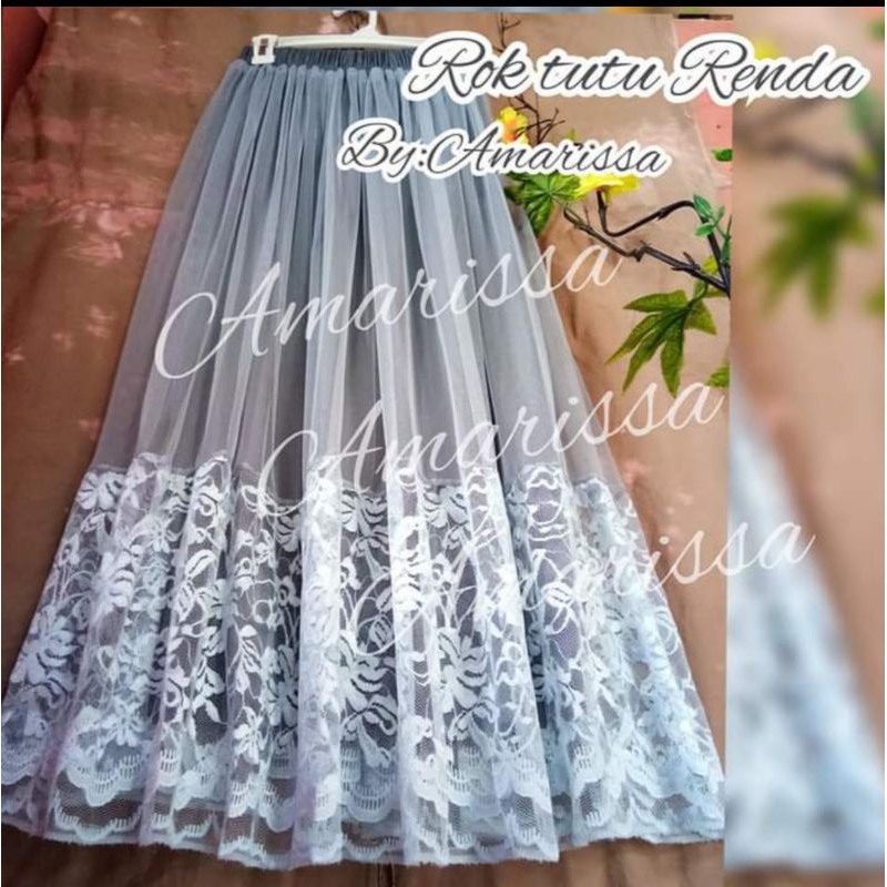 ROK TUTU RENDA PREMIUM