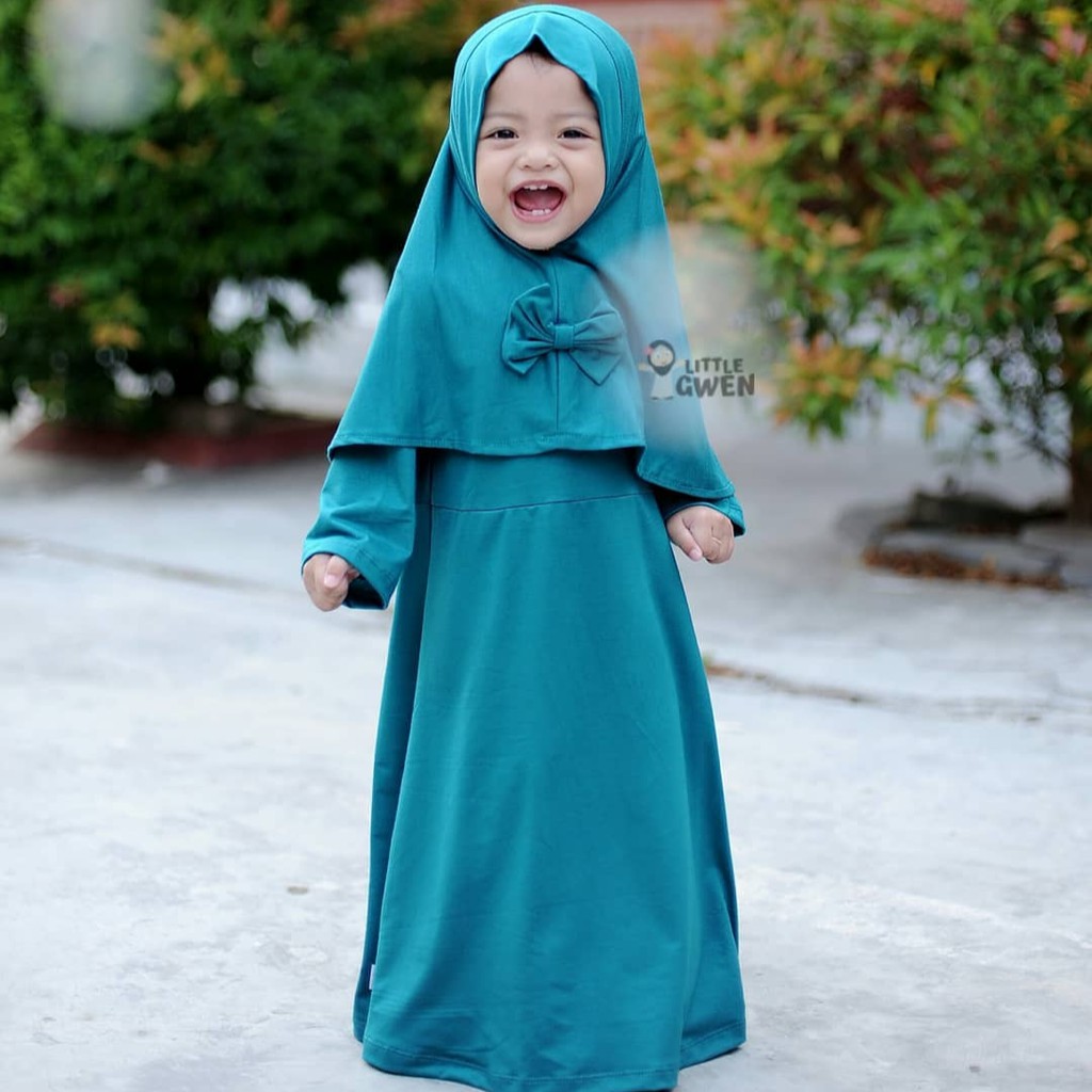 Gamis Anak Little Gwen  / Gamis Anak Perempuan Falisha / Gamis Bayi 0-3 Tahun / Gamis Bayi Perempuan