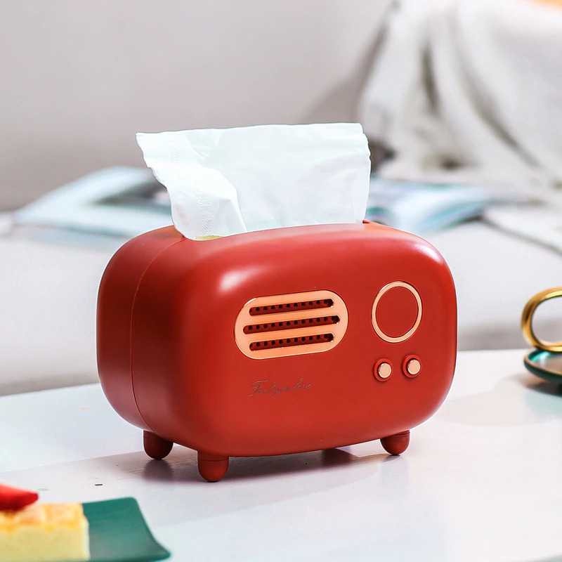 Kotak Tisu Model Retro Jadul Vintage Radio Tissue Box Rumah Kantor