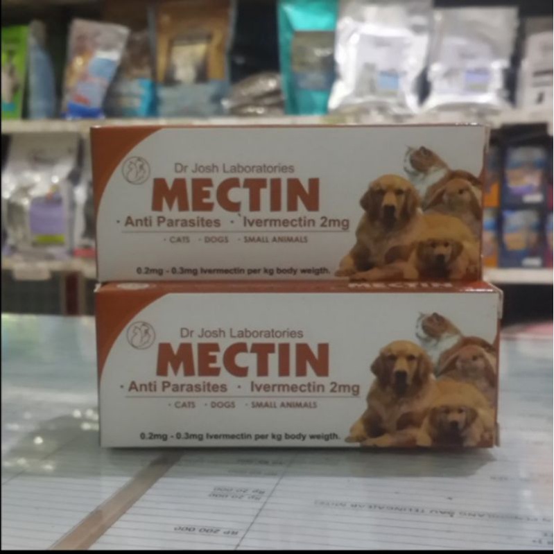 Mectin Obat Kutu Kucing Anjing Tablet/Per tablet