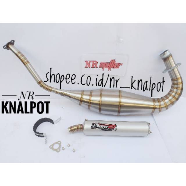 Knalpot Abrt20 Ninja R RR SS Stainless Aluminium Las Cobra