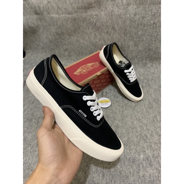 SEPATU V4NS AUTHENTIC BLACK WHITE OG SEPATU PRIA WANITA PREMIUM WAFFLE DT/IFC