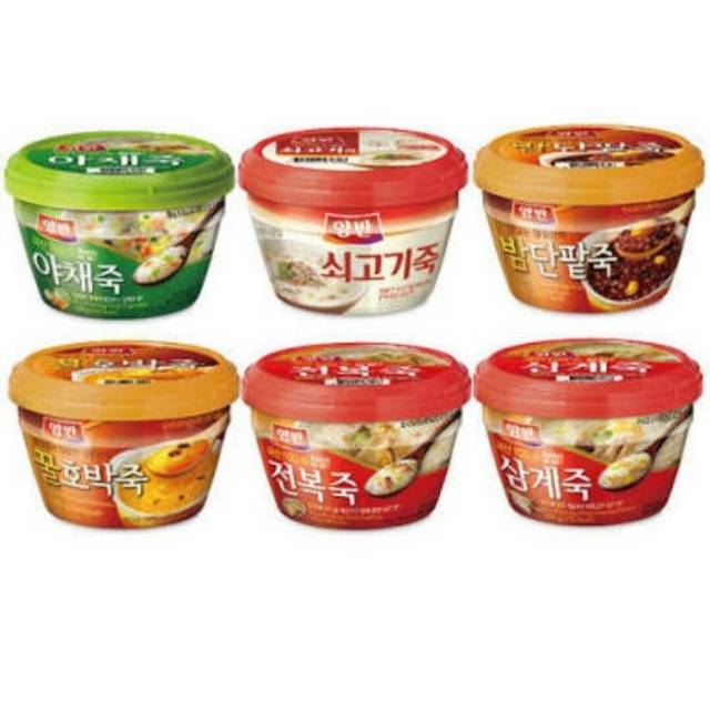 

Korea Instant Porridge Red Bean Vegetable Tuna Bubur Instan