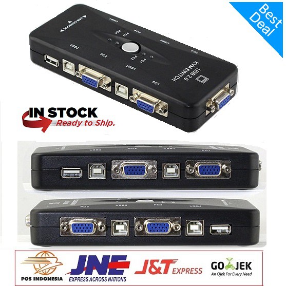 KVM Switch 4-PORT - USB