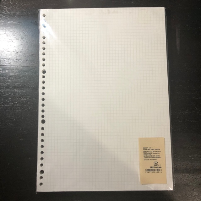 

[WTS] MUJI LOOSELEAF A4 GRID 100 SHEETS