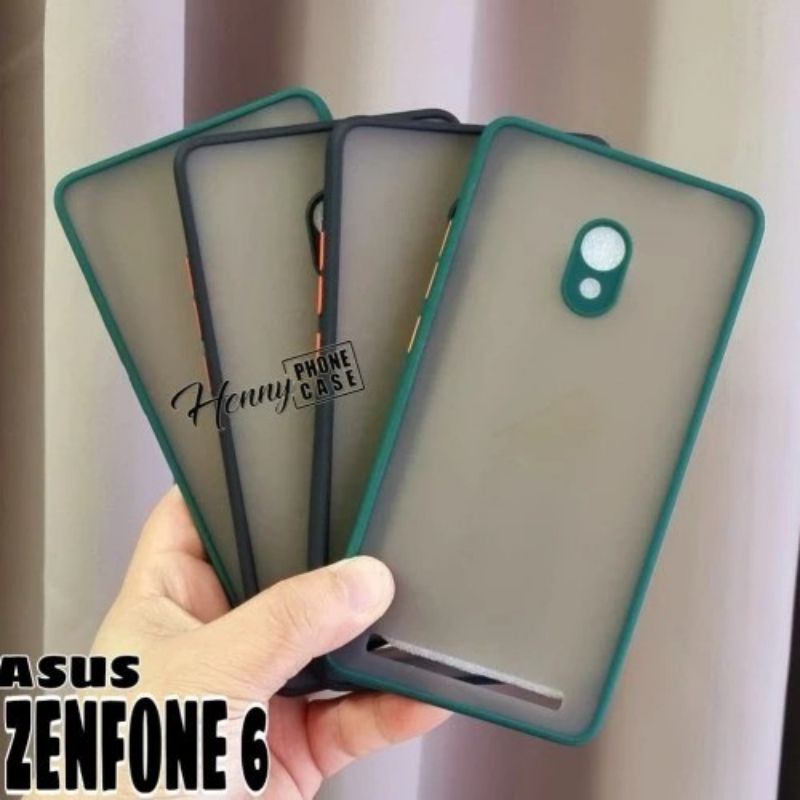 Asus Zenfone 6 Case Dove + Kamera Matte Transparan Fuze Macaron