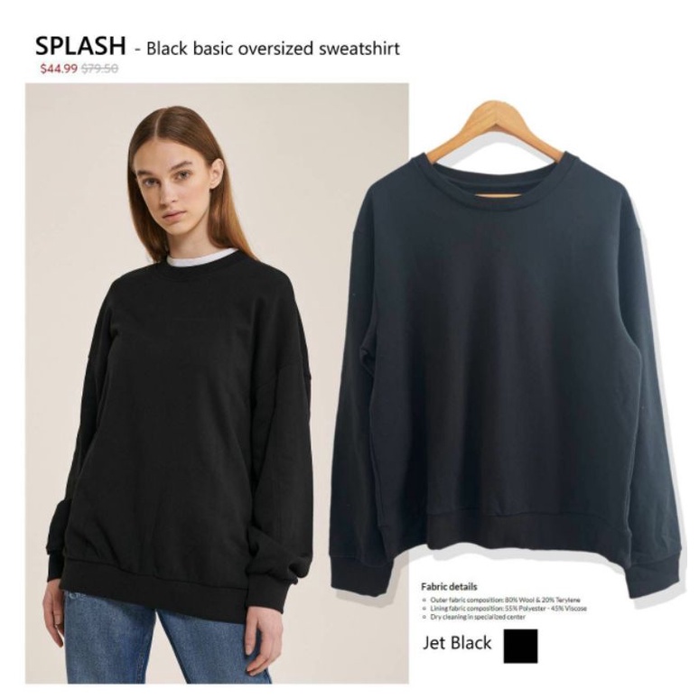 Splas** oversized sweatshirt