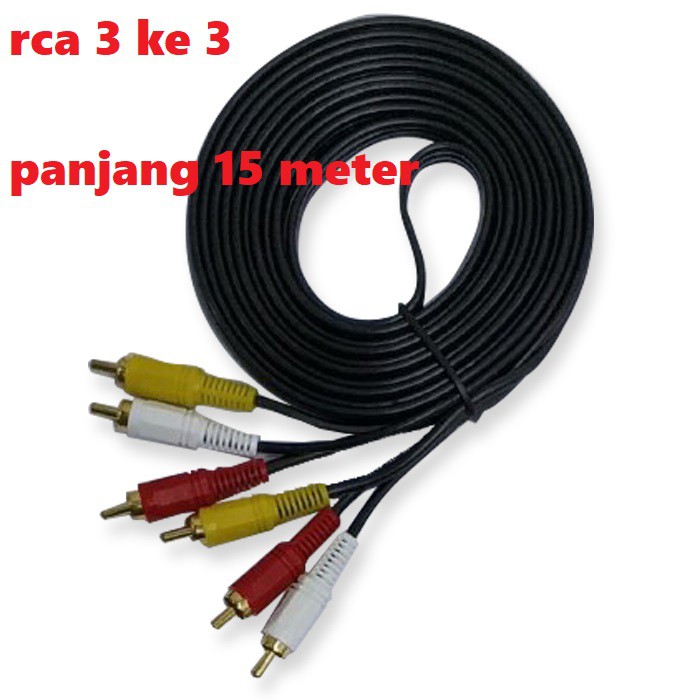 Cable RCA/Kabel RCA/Cable AV/Kabel AV 15M Jack 3 To 3 Visero