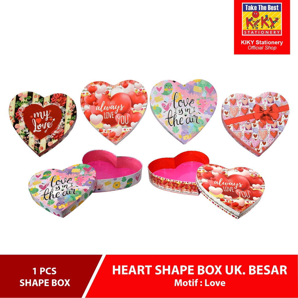 

Kiky Kotak Kado Hati Sedang Gift Box Love Kotak Coklat Kotak Hadiah Kotak Valentine Dus Bentuk Hati Kiky Box Love Box Valentine