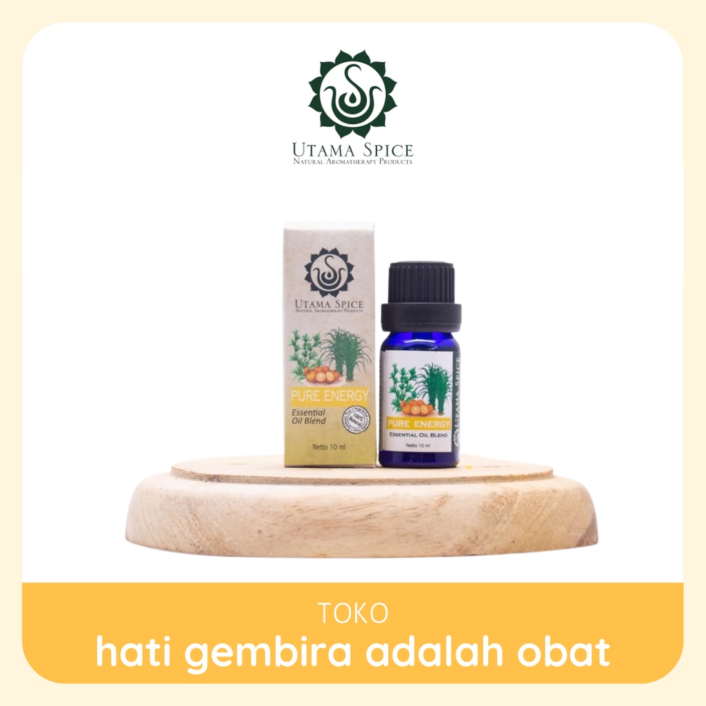 Pure Energy Blend Oil 10ml / Mood Booster / Sirkulasi Darah / Metabolisme / Kecemasan / Utama Spice