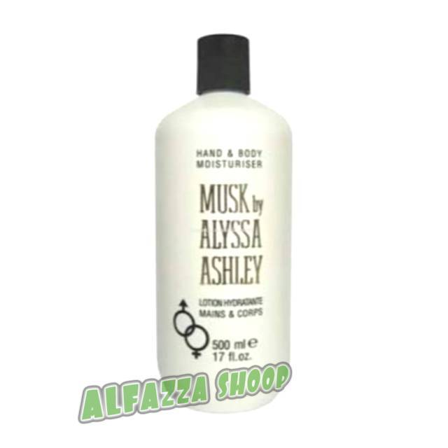 LOTION ALYSSA ASHLEY / HBL / HAND & BODY LOTION MUSK BY ALYSSA ASHLEY ORIGINAL BPOM
