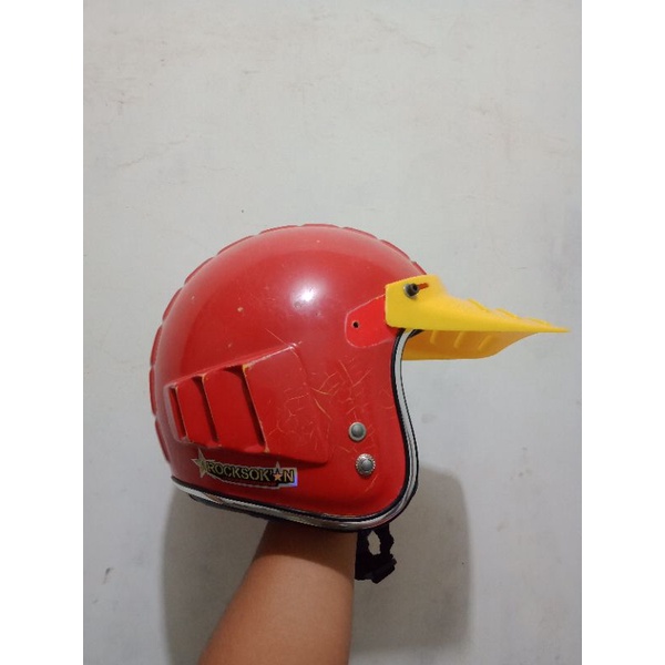 Helm robot gading asli warna merah original