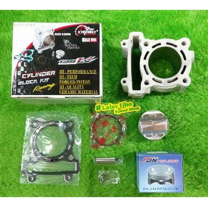 Blok bore up 63 mm 183 CC XTR cramik piston FJN racing jupiter MX Vixion r15 xabre MX king