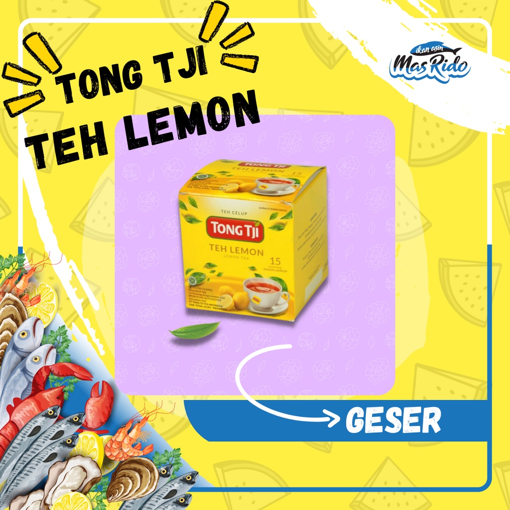 

Tong Tji Lemon Tea Tea Bag Teh Celup 15 Pcs Tea Rasa Lemon Praktis