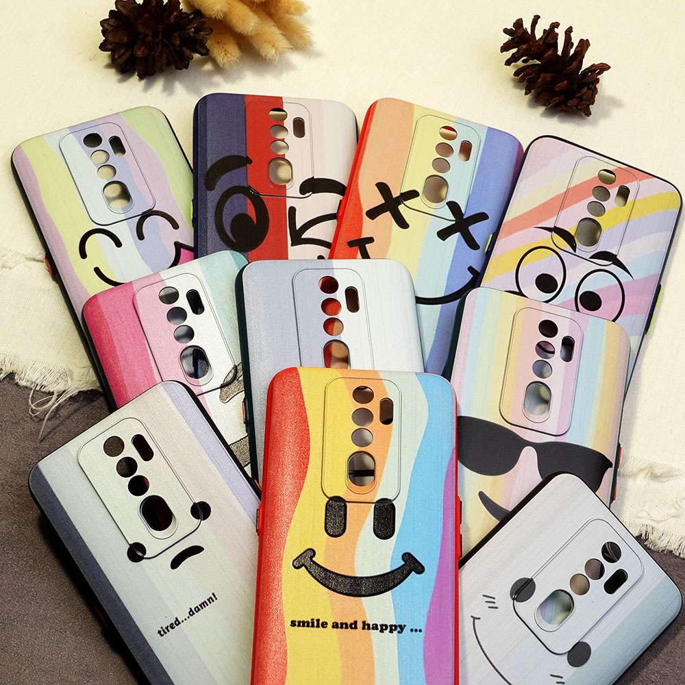 SOFTCASE MOTIF SMILE SAMSUNG A52 A15 A16 A3S A54 A7 A5S A9 2020 A5 2020 Y20 Y12S Y20S Y91 CASE MOTIF SMILE