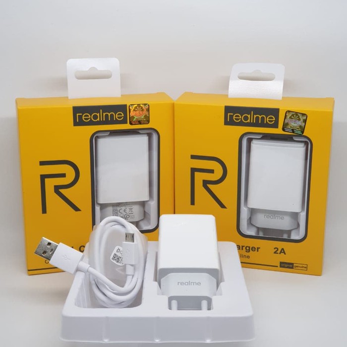 VICTORY2020 REALME AK933 CHARGER REALME MICRO USB ORIGINAL 2A