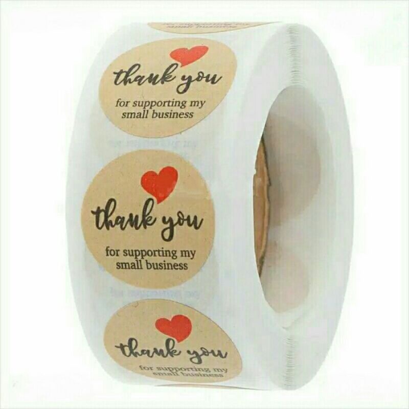 

Stiker Ucapan Terima Kasih Coklat Hati Love / Sticker Thank You Love