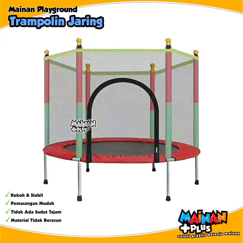Jual Mainan Trampolin Jaring Anak Dewasa Playground Trampoline Net