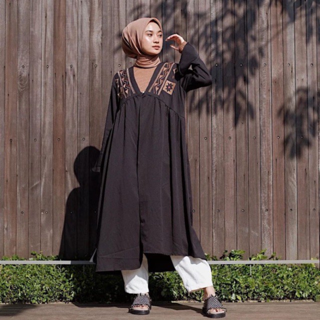 OUTER BORDIR BANGKOK Murah,fashion wanita,gamis,ready,adem,fashion,terbaru