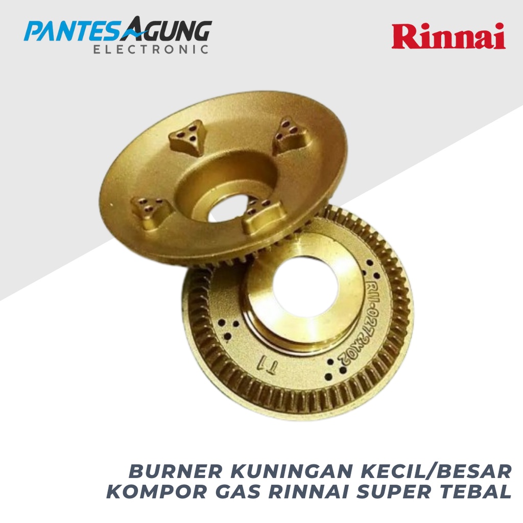 BURNER KUNINGAN KECIL BESAR KOMPOR GAS RINNAI SUPER TEBAL TERMURAH