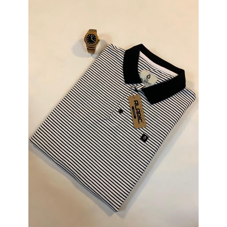 Jual Kaos Kerah Polo Pria Model Salur Terbaru Baju Kaos Kerah Model