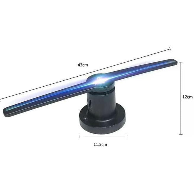 KIPAS 3D HOLOGRAM LED KODE 101