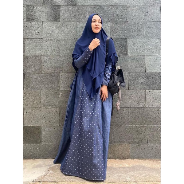 Abaya denim Haylay faaliza by FITRIRAHMADANI