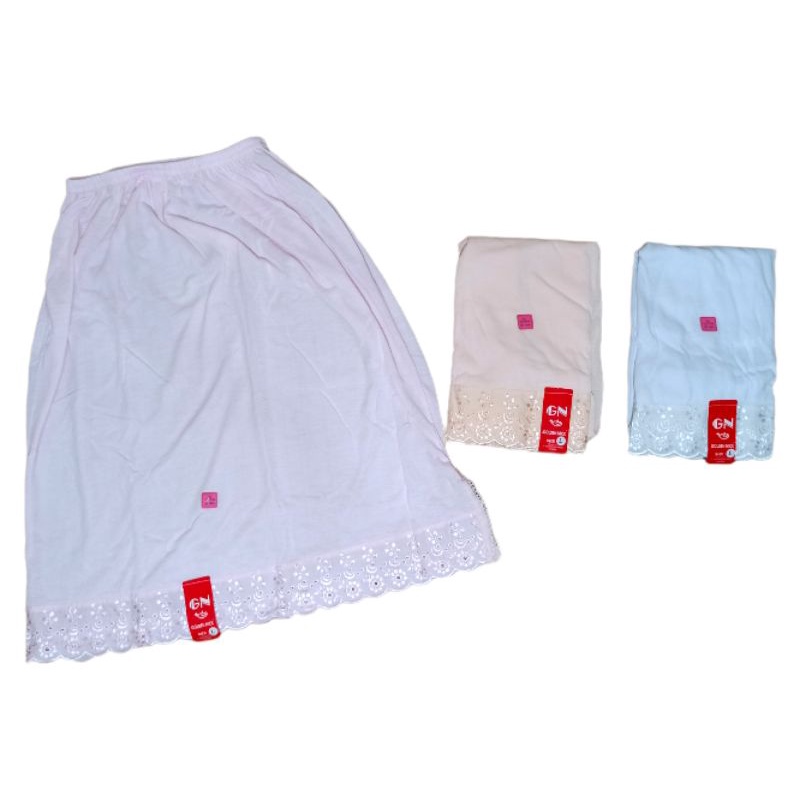 Androk dalaman gamis wanita Golden Nick Rok dalam katun wanita muslimah