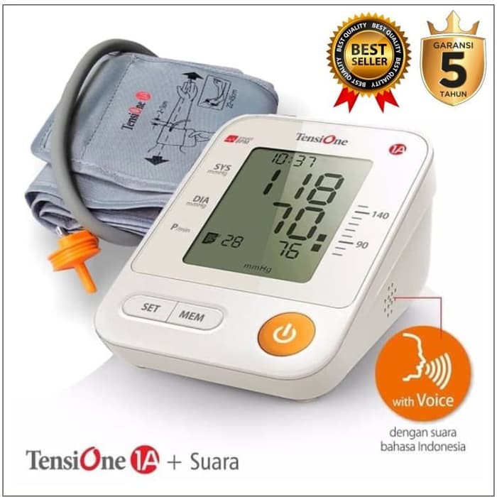 TENSIMETER DIGITAL DENGAN SUARA TensiOne 1A OneMed OJB