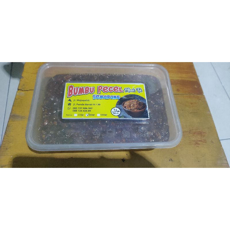 

BUMBU PECEL MBAK TIK JL. MAJAPAHIT SEMARANG 500 GRAM