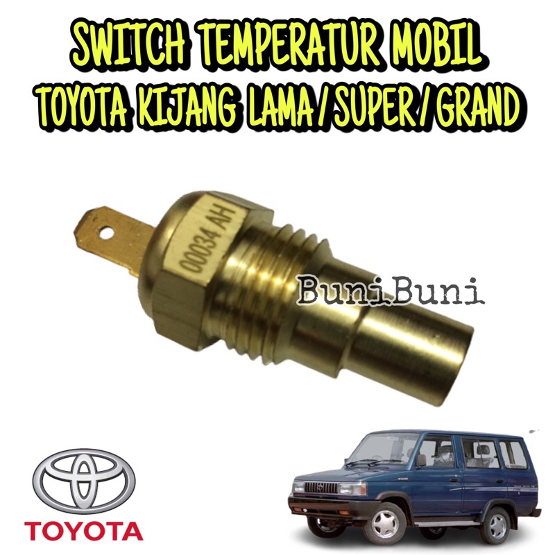 Switch Temperatur / Sensor Suhu Air Panas Mobil Toyota Kijang Lama 4K / Super 5K / Grand 7K Universal