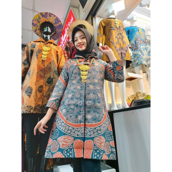 TUNIK BATIK BAHAN DOBBY PREMIUM THAMRINCITY