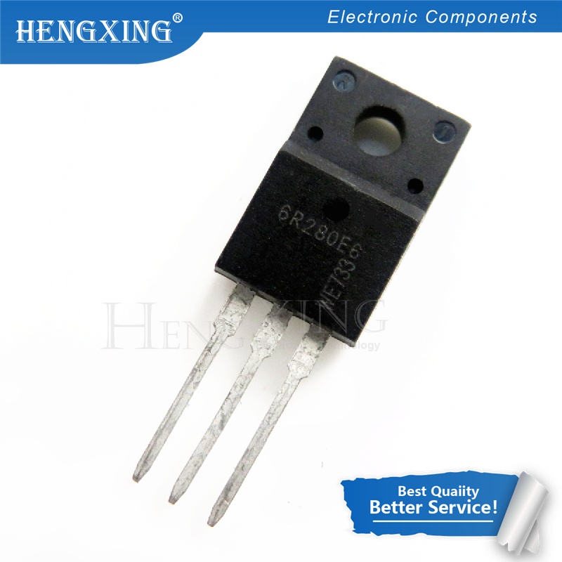 100pcs Komponen Elektronik IPA60R280E6 6R280E6 TO-220F