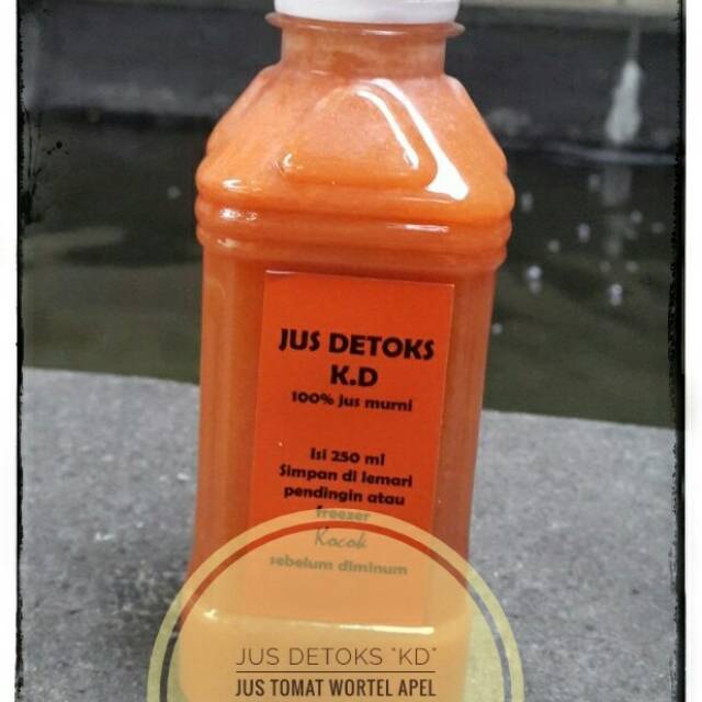 Jus Detoks Tomat Wortel Apel 3 Diva Shopee Indonesia