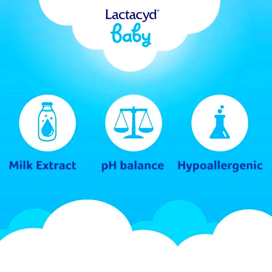 LACTACYD Baby Cleansing and Moisturizing / Extra Milky / Gentle Care 60ml / 150ml / 250ml /  - Sabun Bayi