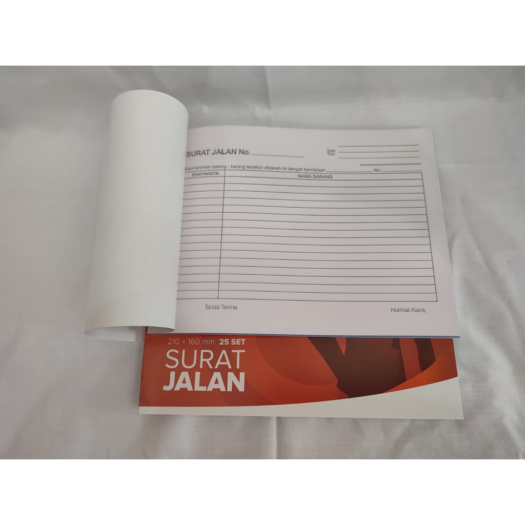 

NOTA / BUKU Surat Jalan PAPERLINE B3 210x160 mm / BESAR 3PLY 25 Set