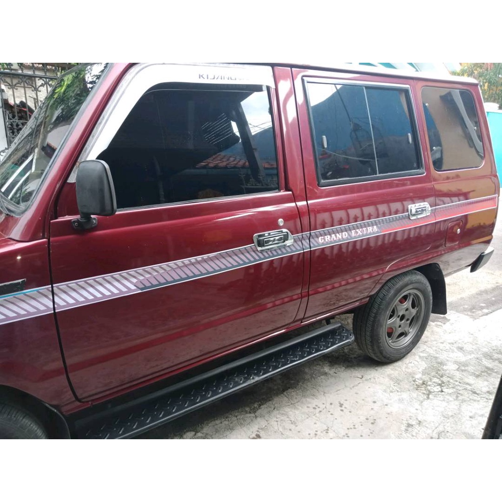 Ay00 Stiker kijang grand 1,5 . Sticker kijang grand lama . List body kijang grand extra