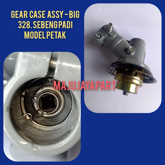kepala pisau/gear case mesin potong rumput dan potong padi 328 model petak