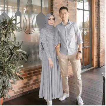 BAJU PASANGAN COUPLE MUSLIM CP CARITA TERMURAH