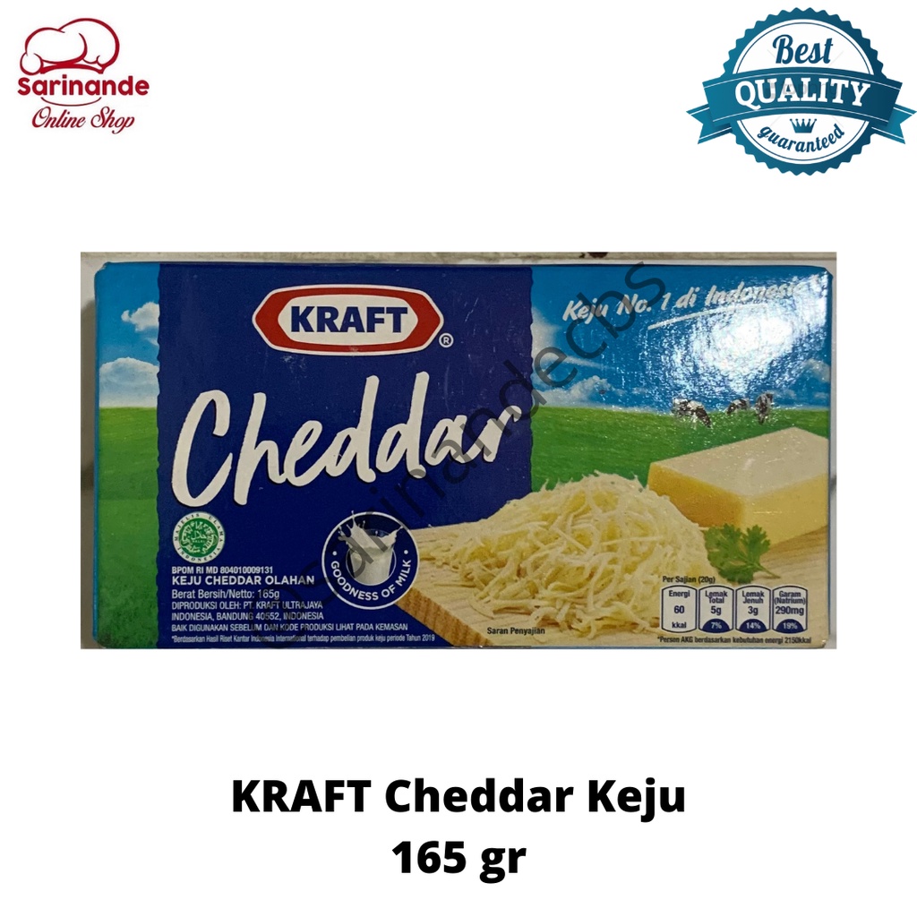 KRAFT CHEDAR KEJU 165gr