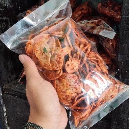 

basreng pedas daun jeruk bumbu basah bandung 250gr