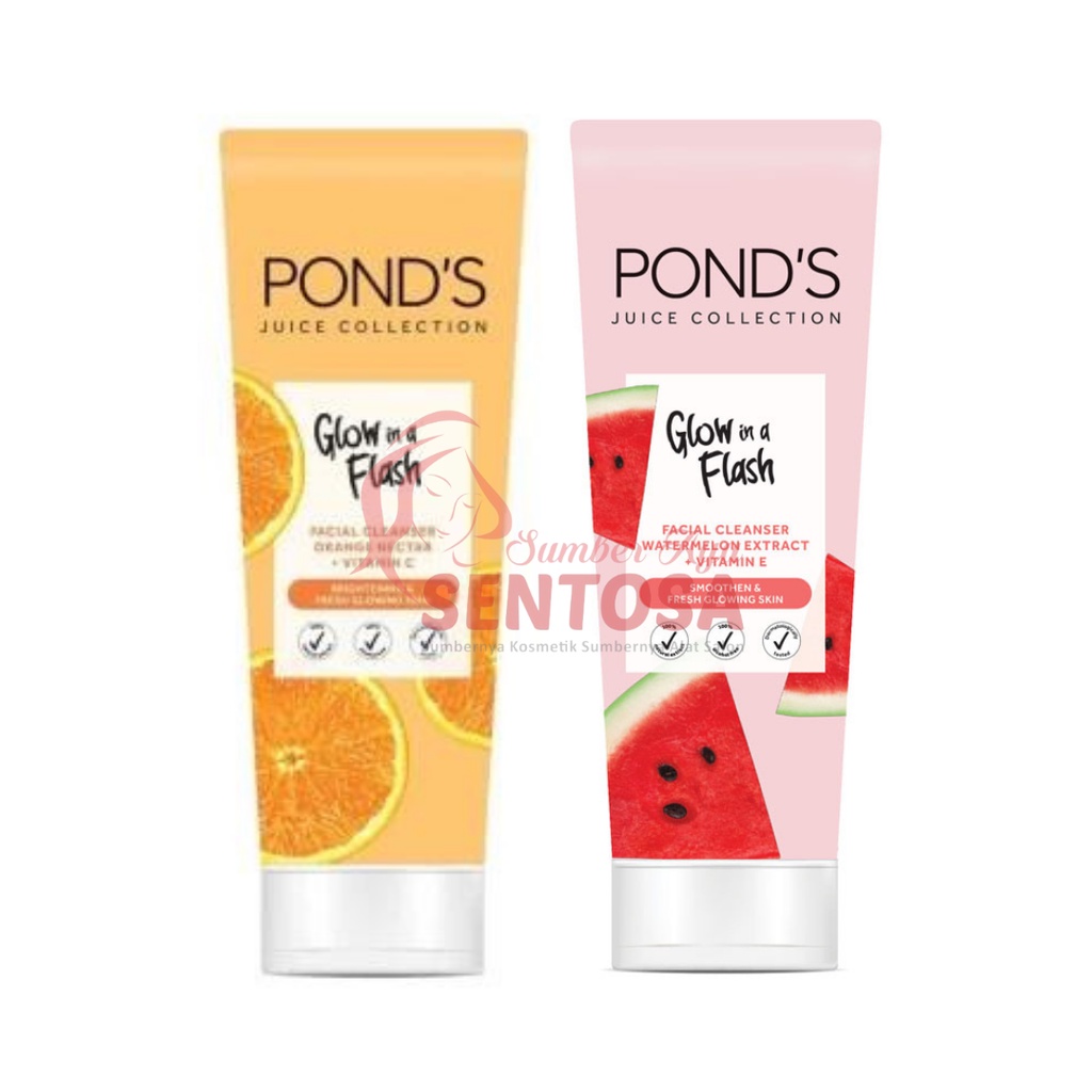 PONDS GLOW IN A FLASH FACIAL CLEANSER 90GR