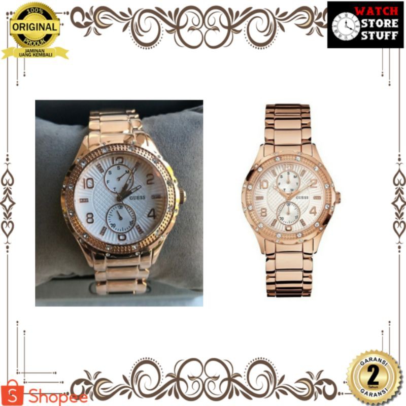 [gu3ss W0442L3] - JAM TANGAN PRIA WANITA | RANTAI | KULIT | KARET | MURAH | WANITA PAPER BAG