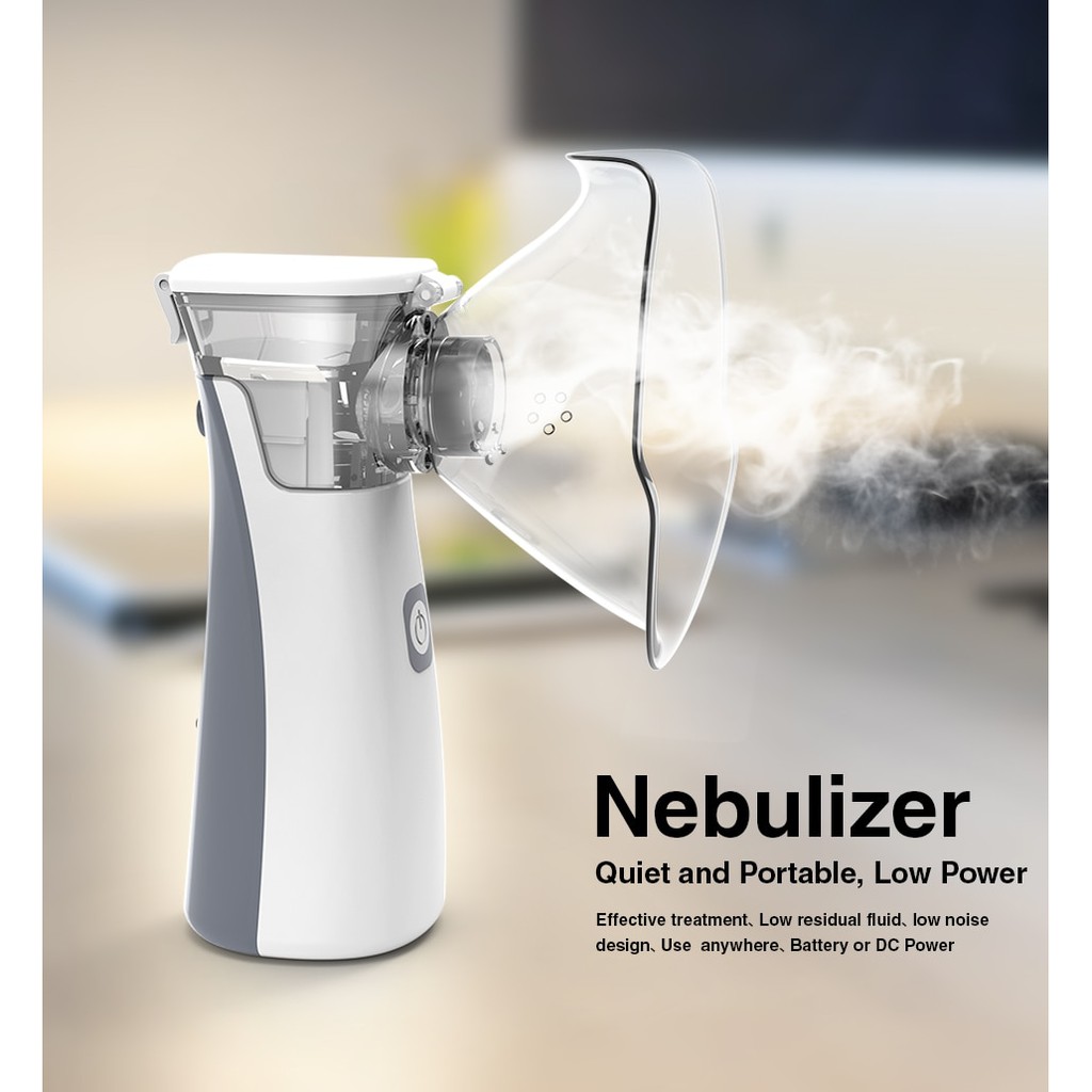 Alat Uap Pernafasan Alat Terapi Pernafasan Nebulizer Bantu Sesak Nafas Portable Inhaler