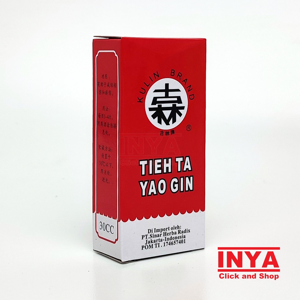 TIEH TA YAO GIN KULIN BRAND 30cc - Obat Luka &amp; Memar