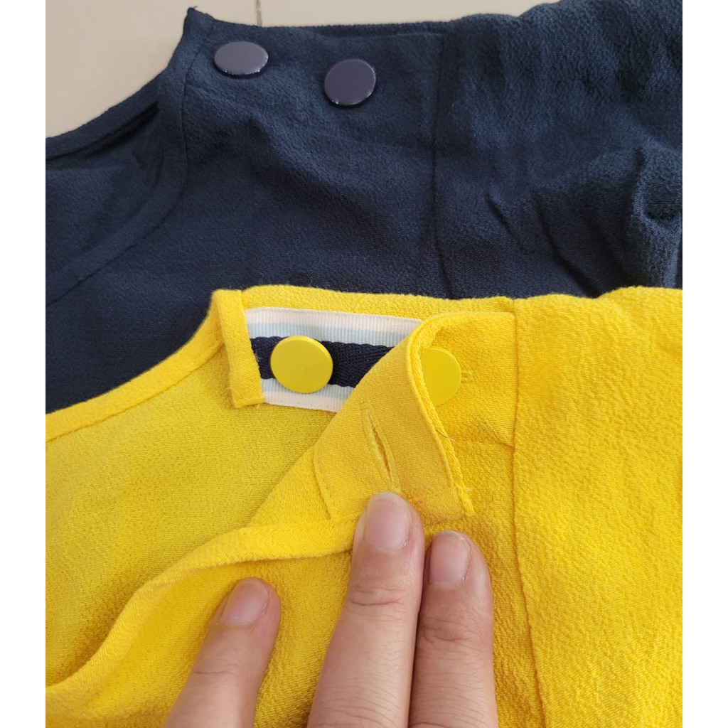 LOFT Blouse Wanita Buttonshoulder Crepe-4