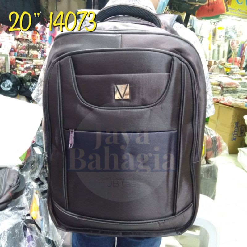 RANSEL LAPTOP USB EXPANDING POLO VILLA TAS SEKOLAH BESAR JB
